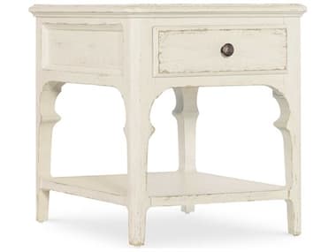 Hooker Furniture Americana 26" Rectangular White Wood End Table HOO70508021402