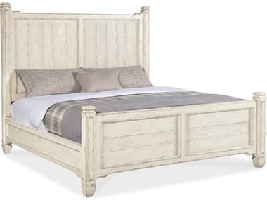 Hooker Furniture Americana White Oak Wood Queen Panel Bed HOO70509025002