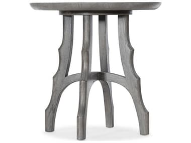 Hooker Furniture Commerce And Market 22" Round Wood Gray End Table HOO72285000195