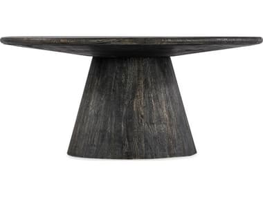 Hooker Furniture Commerce And Market Arness 40" Round Wood Black Cocktail Table HOO72288007289
