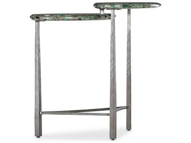 Hooker Furniture Commerce And Market Antares 24" Stone Green End Table HOO72288017300
