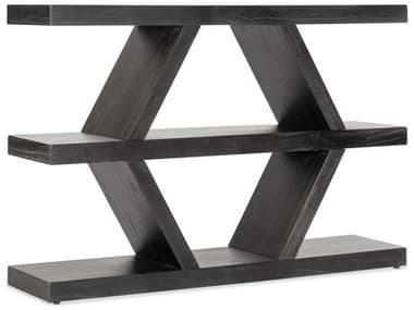 Hooker Furniture Commerce And Market Geo Lines 48" Rectangular Dark Wood Console Table HOO72288505689