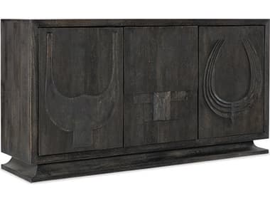 Hooker Furniture Commerce And Market 68'' Mango Wood Dark Credenza Sideboard HOO72288506589