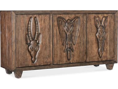 Hooker Furniture Commerce And Market Safari 68" Pine Wood Sideboard HOO72288509985