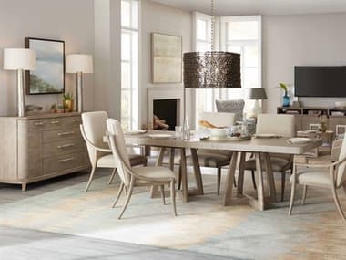 Hooker Furniture Affinity Rubberwood Dining Room Set HOOAFFINITY4