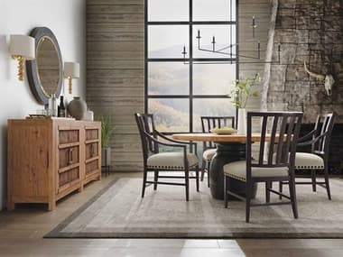 Hooker Furniture Big Sky Solid Wood Dining Room Set HOOBIGSKY12