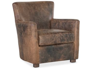 Hooker Furniture Wellington Brown Leather Accent Chair HOOCC312089