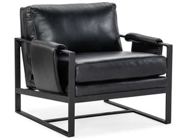 Hooker Furniture Riviera Black Leather Accent Chair HOOCC313099