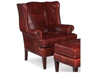 Hooker Furniture Covington Bogue 31" Brown Leather Club Chair HOOCC408069