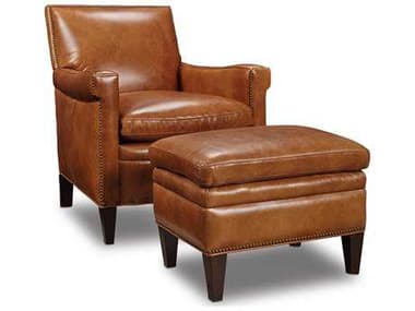 Hooker Furniture Huntington 31" Brown Leather Club Chair HOOCC419085