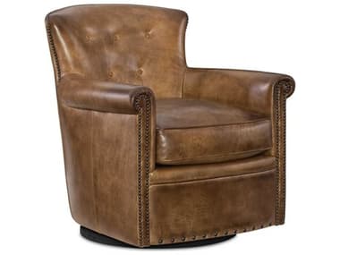 Hooker Furniture Jacob Swivel Leather Club Chair HOOCC510SW083