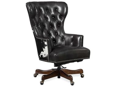 Hooker Furniture Ec Black Leather Swivel Executive Desk Chair HOOEC448097