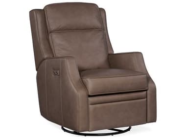 Hooker Furniture Tricia Leather Power Swivel Glider Recliner HOORC110PSWGL094