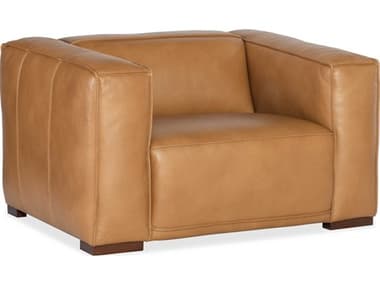 Hooker Furniture Maria 52" Brown Leather Accent Chair HOOSS40701080