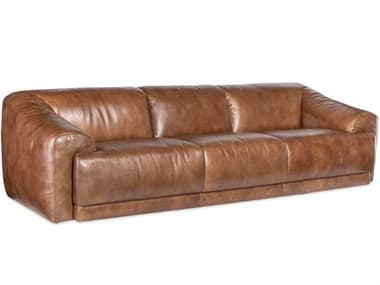 Hooker Furniture Ss Fleetwood Brown Leather Sofa HOOSS41503082