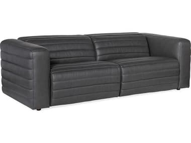Hooker Furniture Rangers Stately Gray Sofa with Power Headrest HOOSS45415RLPPH097