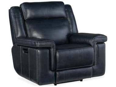 Hooker Furniture Cosmos Cobalt Montel Lay Flat Power Recliner Chair with Power Headrest & Lumbar HOOSS705PHL1047