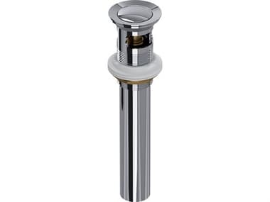Rohl Polished Chrome Push Drain With Overflow HOR0127DOFAPC
