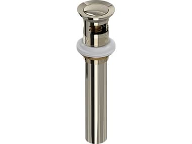 Rohl Polished Nickel Push Drain With Overflow HOR0127DOFPN
