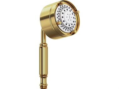 Rohl Graceline Unlacquered Brass 4" 5-Function Handshower HOR402HS5SUB