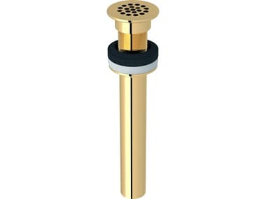 Rohl Unlacquered Brass Grid Drain Non Slotted Without Overflow Holes   HOR6442ULB