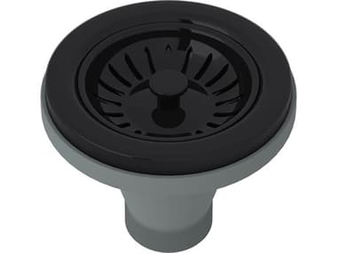 Rohl Basket Strainer Without Pop-Up In Black Manual Operation HOR735BK