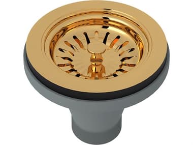 Rohl Basket Strainer Without Pop-Up In Italian Brass Manual Operation HOR735IB
