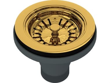Rohl Unlacquered Brass Basket Strainer HOR735ULB