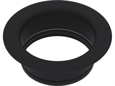 Rohl I.S.E. Disposal Throat In Matte Black Escutcheon Or Flange HOR743MB