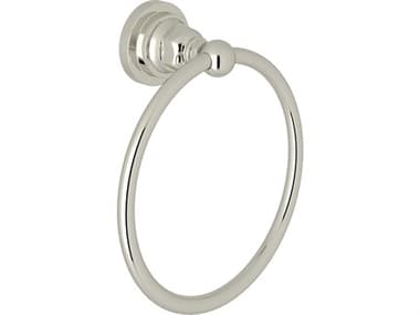 Rohl San Giovanni Wall Mounted Towel Ring In Polished Nickel HORA1485LIPN