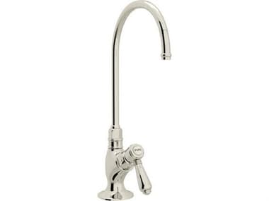 Rohl San Julio Faucet In Polished Nickel With C Spout And Mini Metal Lever Handle HORA1635LMPN2
