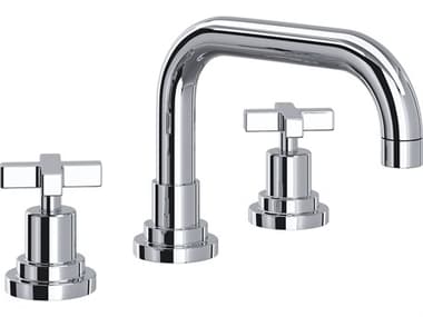 Rohl Lombardia Bath Widespread Lavatory Faucet In Polished Chrome  HORA2218XMAPC2