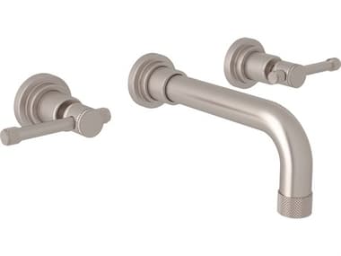 Rohl Campo Bath Trim Set With No Rough Valve Body To Wall Widespread Lavatory Faucet Mixer Set With Levers HORA3307ILSTNTO2
