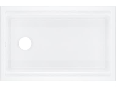 Rohl Allia 30" Fireclay Undermount Chef/Workstation Sink HORALUM3019WS00