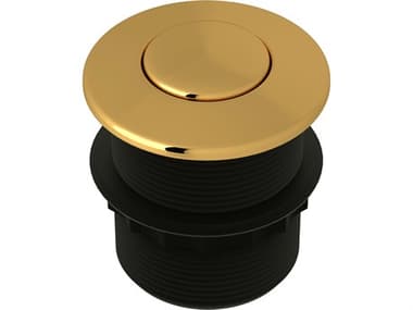 Rohl Air Activated Switch Button Only For Waste Disposal In Unlacquered Brass  HORAS425ULB