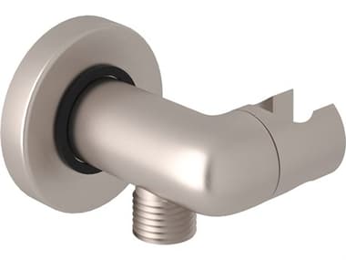 Rohl Handshower Holder And Outlet Supply Elbow In Satin Nickel  HORCD8000STN