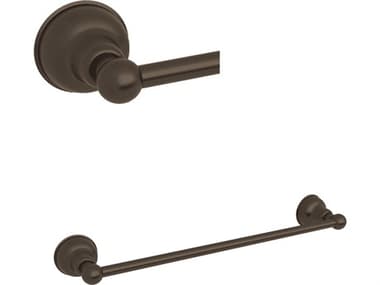 Rohl Arcana 24 Single Towel Bar In Tuscan Brass HORCIS124TCB