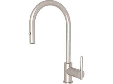 Rohl Pirellone Satin Nickel Pull-Down Side Lever Kitchen Faucet HORCY57LSTN2