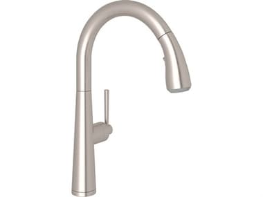 Rohl Lux Faucet With Metal Lever In Satin Nickel HORR7515LMSTN2