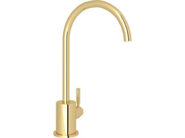 Rohl Lux Single Side Lever Brass Filter Faucet In Unlacquered Brass HORR7517ULB