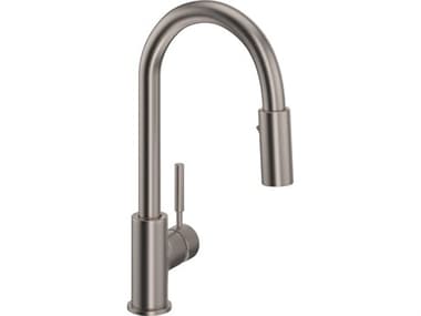 Rohl Lux Satin Nickel Pull-Down Kitchen Faucet HORR7519STN