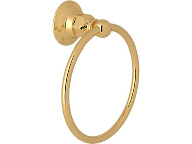Rohl Bath Towel Ring In Italian Brass HORROT4IB