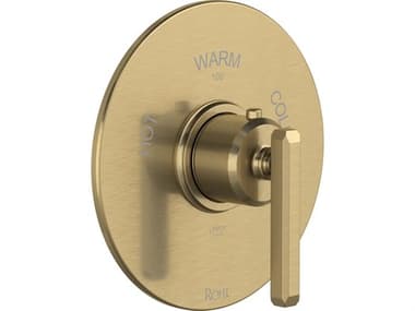 Rohl Apothecary 3/4" Antique Gold Thermostatic Trim Without Volume Control HORTAP13W1LMAG