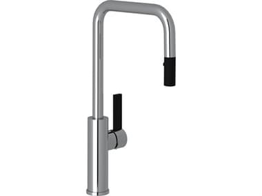 Rohl Tuario Polished Chrome Pull-Down Kitchen Faucet with U-Spout HORTR56D1LBAPC