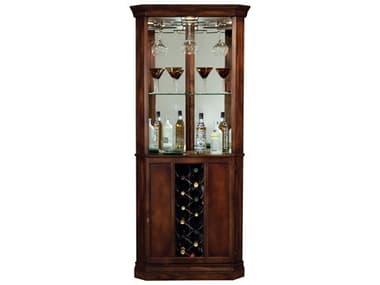 Howard Miller Brown Hardwood Rustic Cherry Bar Cabinet HOW547275