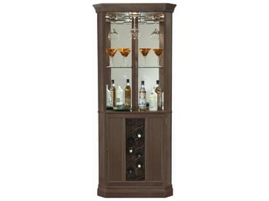 Howard Miller Brown Hardwood Aged Auburn Bar Cabinet HOW547285