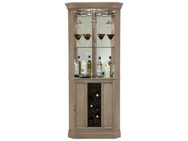 Howard Miller Beige Hardwood Aged Grey Bar Cabinet HOW547287