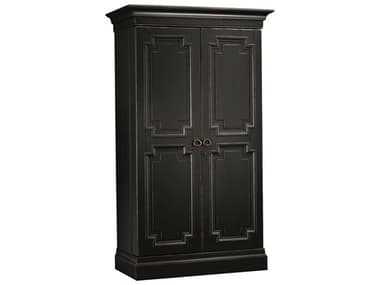 Howard Miller Worn Black Brown Undertone Bar Cabinet HOW549310