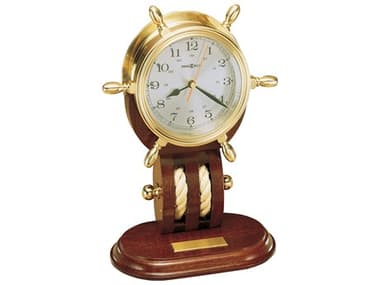 Howard Miller Britannia Brass Wheel Clock HOW613467