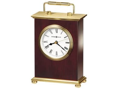 Howard Miller Rosewood Bracket Brushed Brass Clock HOW613528